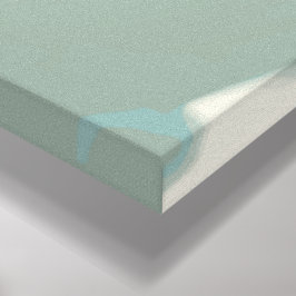 Rustig Blauwgroen Abstract Canvas Afdruk