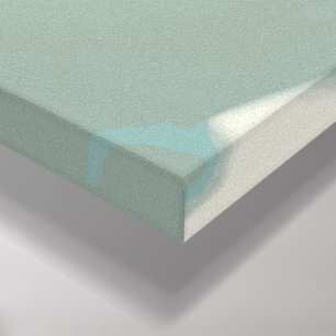 Rustig Blauwgroen Abstract Canvas Afdruk