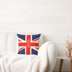 Rustig blijven en doorgaan met een Inspirerend quo Kussen