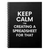 Rustig blijven, ik maak een spreadsheet voor dat notitieboek (Voorkant)