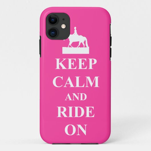 Rustig blijven, roze. Case-Mate iPhone case (Achterkant)