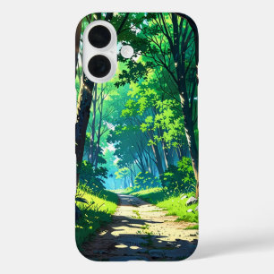 rustig bospad iPhone 16 hoesje