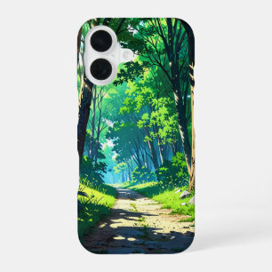 rustig bospad iPhone 16 hoesje