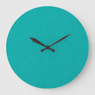 Rustig & eenvoudig  Turquoise textuur achtergrond  Grote Klok