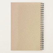 Rustig Elege Blauw Bruiloft Planner (Achterkant)