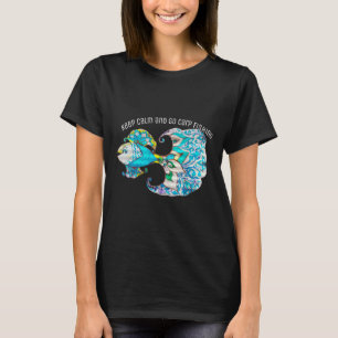 Rustig en ga karper Gevist T-shirt