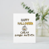 Rustig en ontspannen Happy Halloween Collectie Briefkaart (Staand voorkant)