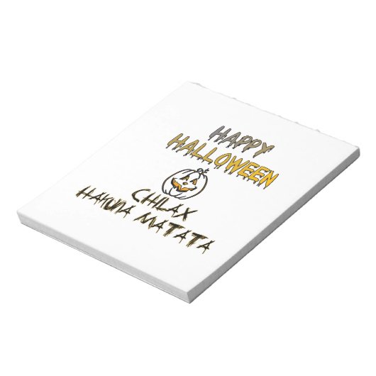 Rustig en ontspannen Happy Halloween Collectie Notitieblok (Gedraaid)