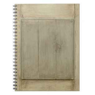 Rustig geschilderd hout notitieboek