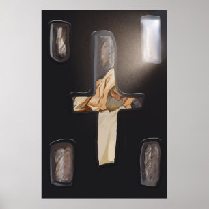 Rustig gezien kruisvormig venster, beste Emmanuel  Poster