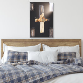 Rustig gezien ~ Kruisvormig Venster, Wedden Emmanu Canvas Afdruk