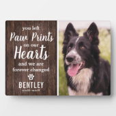 Rustig huisdierherdenking | Foto-aandenken Fotoplaat (voorkant)