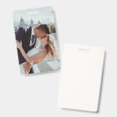 RUSTIG! ID-badge - Gepersonaliseerd - Uw Afbeeldin Badge (Voor- en achterkant)