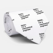 Rustig, ik ben een mechanisch ingenieur. stropdas (Opgerold)