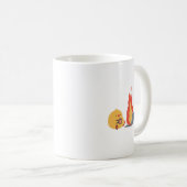 Rustig in chaos – Schattigee Yellow Bird & Fiery L Koffiemok (Voorkant rechts)