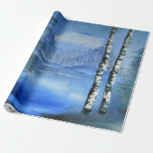 rustig inpakpapier voor meren (Uitgerold)