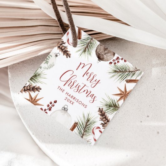 Rustig Kerstfeest Bedankjes Labels