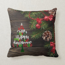 Rustig Kerstmis Landelijk Kranz Vrolijk
