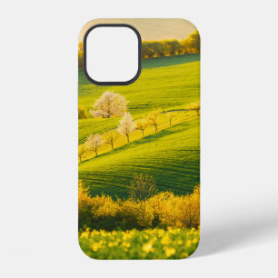 Rustig landschap in zonnestralen. Mooie zo iPhone 12 Hoesje