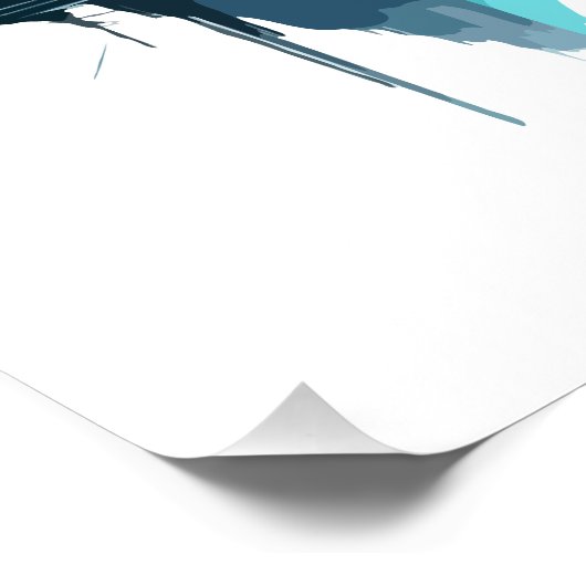 Rustig landschap Rustig Natuur Bergen Perfect Poster (Hoek)