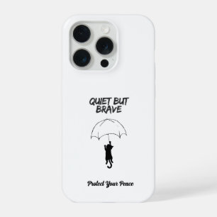 Rustig Maar Dapper – Aangepaste tekst Kat iPhone H 15 Pro Hoesje