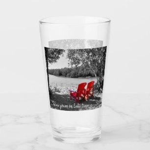 Rustig maar dat je op Lake tijd bent Glas