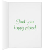 Rustig maar. Geniet van Life Calico Cat Greeting (Binnen (Rechts))