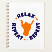 Rustig maar. Herhaal. Herhaal. Planner (Voorkant)