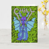 Rustig maar, het is je verjaardagskaart kaart (Gele Bloem)