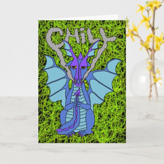 Rustig maar, het is je verjaardagskaart kaart (Gele Bloem)