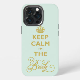 Rustig maar, ik ben de bruidetekst grappige bruilo iPhone 13 pro hoesje