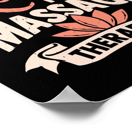 Rustig maar, ik ben een massagetherapeut poster (Hoek)