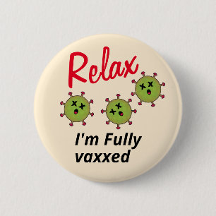 Rustig maar, ik ben helemaal gek op Funny Dead COV Ronde Button 5,7 Cm