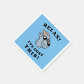 Rustig maar. Ik heb dit gegeten Servet (Hoek)