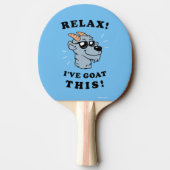 Rustig maar. Ik heb dit gegeten Tafeltennisbatje (Achterkant)