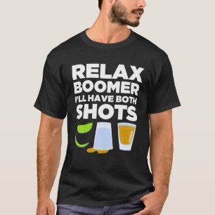 Rustig maar, ik heb een grappige vaccinatie Tequil T-shirt
