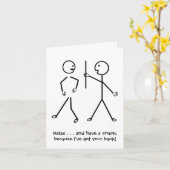 Rustig maar, ik heb je rug - word snel beter kaart (Gele Bloem)