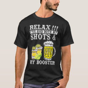 Rustig maar, ik heb zowel mijn schoenen als mijn p t-shirt