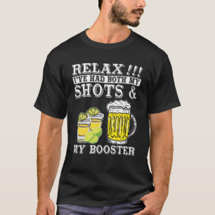 Rustig maar, ik heb zowel mijn schoenen als mijn p t-shirt