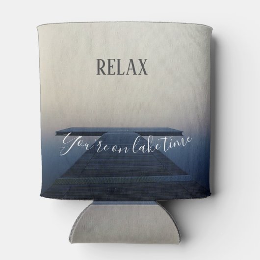 Rustig maar, je bent op Lake Time Boating Blikjeskoeler (Achterkant)