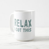 Rustig maar koffiemok (Voorkant links)