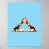 Rustig maar! Mirror Afbeelding reverse typografie Poster (Voorkant)