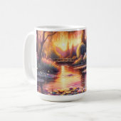 "Rustig meer Koffiemok (Voorkant links)