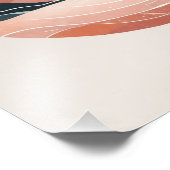 Rustig Mountain Sunset Foto Afdruk (Hoek)