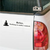 Rustig, niets is onder controle. bumpersticker (Op Truck)
