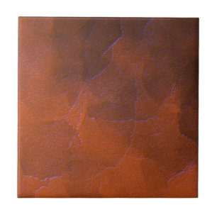 Rustig Oranje Bruin Blauw Hoogtepunten Abstracte K Tegeltje