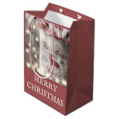 Rustig Prettig Kerstfeest Medium Cadeauzakje (Achterkant Gekanteld)