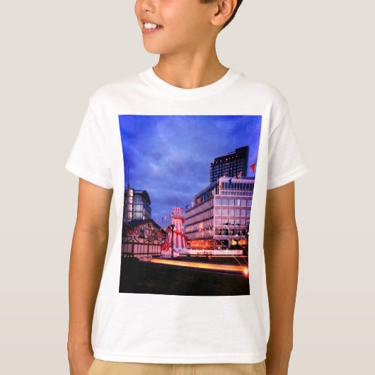 Rustig 's nachts t-shirt (Voorkant)