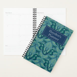 Rustig Safari wandtapijtpatroon - de witte lotus Planner