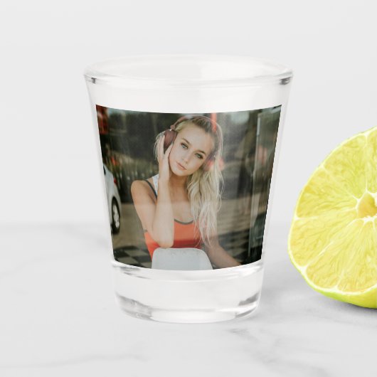 RUSTIG! Shot Glass - Gepersonaliseerd - Voeg je Af Shot Glas (Voorkant)